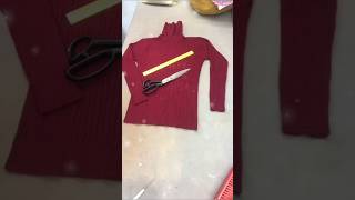 Turn Old Clothes into Stylish Sweaters 🧥 shorts womensclothing styletips fashionstyle [upl. by Hulbig69]