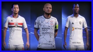 MUITOS NOVOS UNIFORMES NO FIFA 22  UNIFORMES DE TIMES DO BRASIL ATUALIZADOS NO FIFA 22 [upl. by Tarrel]