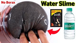 How to make Water Slime Without Borax  Sunsilk Shampoo Slime  No Borax Shampoo Slime Making ASMR [upl. by Champ]