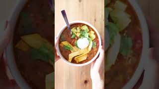 Slow Cooker Tortilla Soup [upl. by Assitruc]