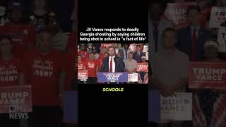 JD Vance address the recent Georgia School Shooting as quota fact of lifequot [upl. by Duma]