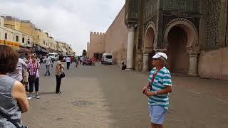 Bab Mansour Gate Meknes Morocco [upl. by Townsend]