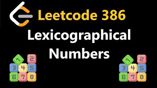 Lexicographical Numbers  Leetcode 386  Python [upl. by Aicirtal92]