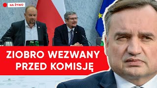 Zbigniew Ziobro wezwany przed komisję śledczą ds Pegasusa NA ŻYWO [upl. by Cinomod]