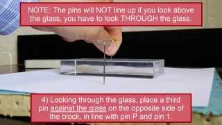 Snells Law Lab Instructions [upl. by Ethelinda]