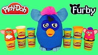 Giant Play Doh Surprise Egg FURBY Fun Toys [upl. by Anerol]