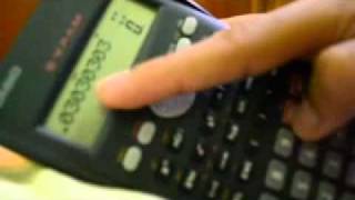 EQN on Calculator Casio350 secret method revealed [upl. by Dorkas76]