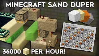 Minecraft Sand Duper  36000 ItemsHour  Duplicate any Gravity Block [upl. by Floro516]