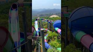 Cyclone Water Slide at IMAGICA Water Park shorts waterpark [upl. by Anihs719]