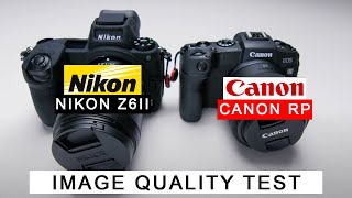 Nikon Z6 II Vs Canon RP  Image Quality Test [upl. by Acilgna]