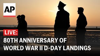 Dday LIVE Commemorative events underway across Europe on 80th anniversary [upl. by Eldwun300]