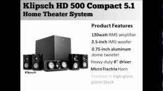 Klipsch HD 500 Compact 51 Home Theater System [upl. by Stoneham854]