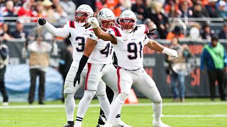 Patriots Best Defensive Plays From 9sack Game vs Bears  Week 10 [upl. by Calmas]