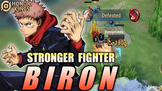 BIRON Skin Itadori Yuji Skin Collab Jujutsu Kaisen Honor of Kings HOK 💯 Broken  pro player [upl. by Camila671]