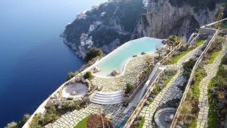 Monastero Santa Rosa Amalfi Coast Italy SPECTACULAR HOTEL amp INFINITY POOL [upl. by Aicitan906]