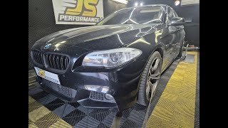 Reprogrammation moteur BMW F10 530D 245chx by JS PERFORMANCE [upl. by Rednasela]