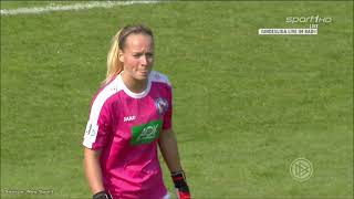 Lisa Schmitz vs FFCEintracht Frankfurt 10092016 [upl. by Coopersmith459]