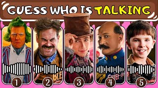 Guess The WONKA Character By Voice 🍫🎫  Willy Wonka Charlie Noodle and More [upl. by Nosmoht]