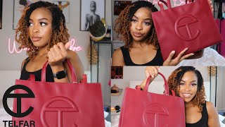 MEDIUM TELFAR SHOPPING BAG  Whats in my bag [upl. by Rue]