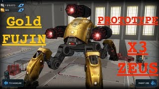 WAR ROBOTS  FIRE FLAME THROWER  NEW  amp ZEUS PROTOTYPE  TEST SERVERS [upl. by Atiloj]