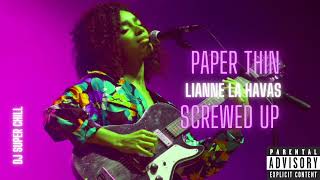 Lianne La Havas Paper Thin SCREWED [upl. by Ettevets]