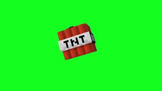 MINECARFT TNT EXPLOSION EFFECT GREEN SCREEN [upl. by Teteak]