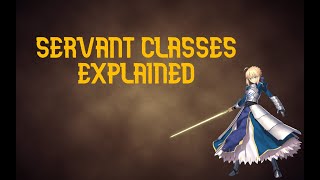 Fate Servant Classes Explained [upl. by Lleval]