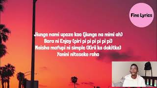 KARAOKE MUSIC  JUX FT DIAMOND PLATNUMZ ENJOY WITH ZJ SANTORHZ [upl. by Raff]