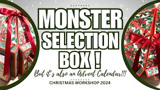 EPIC GIFT BOX IDEA Selection Box 2024 BUT Its also an ADVENT CALENDAR [upl. by Enimrac]