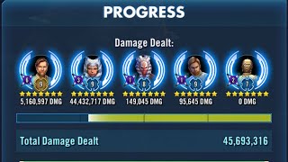 NEW PostNerf CPit P1 Full Solo  11235 SWGOH Challenge Rancor [upl. by Aurita]