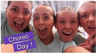 Cheer vlog choreography day [upl. by Norrabal]