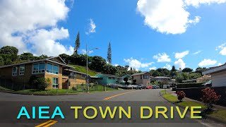 Aiea  Drive around Aiea Town  Honolulu Oahu 🌈 Hawaii 4K Driving [upl. by Rosina657]