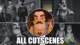 HELLO NEIGHBOR Nickys Diaries ALL CUTSCENES FULL MOVIE [upl. by Nayd]