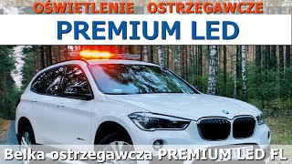 Belka ostrzegawcza PREMIUM LED FL NOWOCZESNY DESIGN ultraniska  HOMOLOGACJA  MEGA MOCNE ŚWIATŁO [upl. by Nasah]