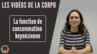 Macroéconomie La fonction de consommation keynésienne [upl. by Adnilreh]