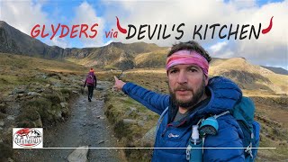 Glyders Via Devils Kitchen Mountain Hike  Glyder Fawr Glyder Fach Snowdonia greenspaces [upl. by Nata770]