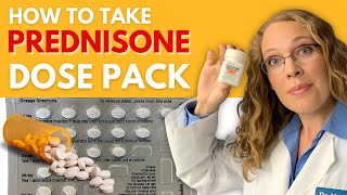 How to take Prednisone Dose Pack [upl. by Silvanus467]