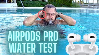 AirPods Pro WATER TEST Pool to Washing Machine [upl. by Markowitz]