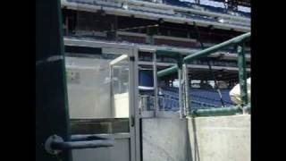 Wheelchair lift installed in a famous stadium [upl. by Edette554]