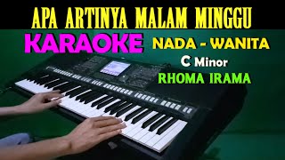 BEGADANG 2  Rhoma Irama  KARAOKE Nada Wanita HD [upl. by Lamarre671]