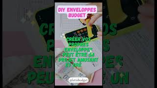 DIY  Créez Vos Propres Enveloppes Budget [upl. by Sidoon400]