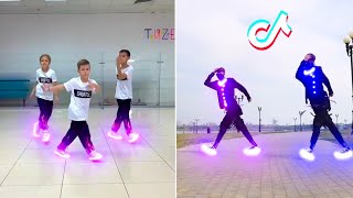 Симпа Gentlemen Dance Tuzelity 😎💥 Neon Mode 😱 Simpapa Tuzelity Shuffle Dance TikTok Compilation 2024 [upl. by Lennahc]