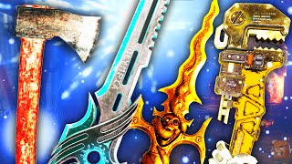 Gorod Krovi  ALL SECRET MELEE WEAPONS How To Get Sword Axe Malice Wrench [upl. by Eednarb526]