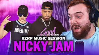 REACCIONANDO a BIZARRAP Music Sessions 41  Nicky Jam [upl. by Xeno149]