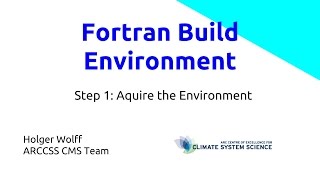 Fortran Build Environment Introduction [upl. by Hanway]