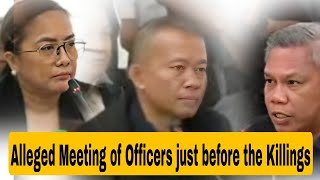 Former President Duterte now Senators Dela Rosa at Bong Go allegedly meet with officers [upl. by Leacim]