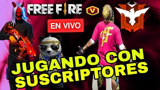 FREE FIRE EN VIVO 💎 REGION EEUU ✅ JUGANDO CON SUSCRIPTORES 💪 [upl. by Vince]