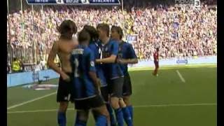 Inter 4 3 Atalanta Ibrahimovic backheel goal [upl. by Noreg]