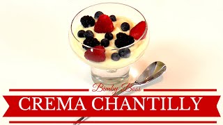 Crema Chantilly  Bimby TM6  TM5 TM31  Thermomix [upl. by Dhruv860]