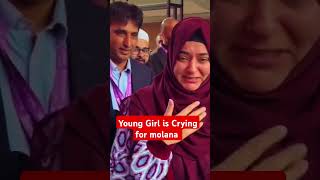 Young girl is crying for molana Tariq Jameel Sahab [upl. by Sikleb711]